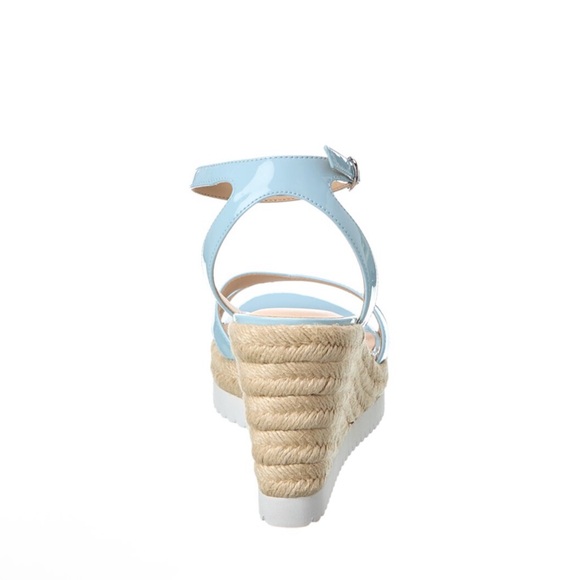 Stuart Weitzman Light Blue Patent Wedges - Picture 3 of 3